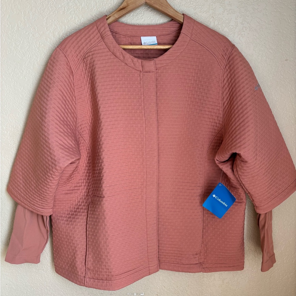 Columbia Dusty Rose Quilted Jacket